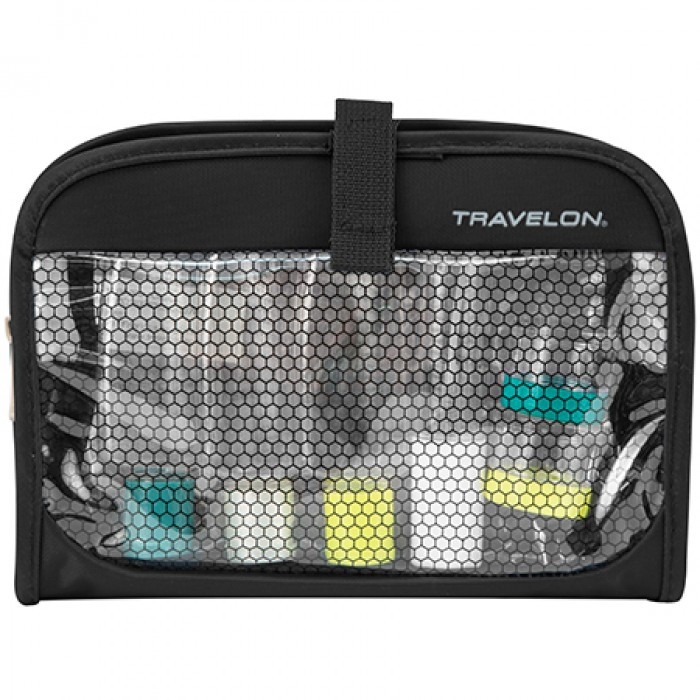 Travelon Wet/Dry 1 Quart Bag with Plastic Bottles