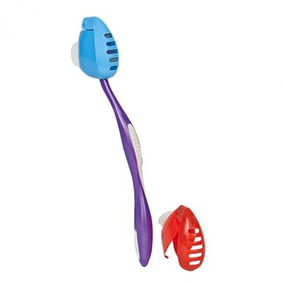 צבעים מעורבים Anti-Bacterial Toothbrush Covers שלדג מחנאות וספורט