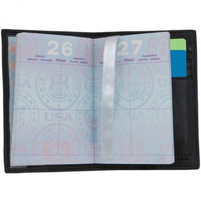 SafeID® Classic Leather Passport Case שלדג מחנאות וספורט